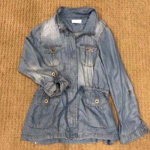 Grace and Lace Tencel Cargo Jacket